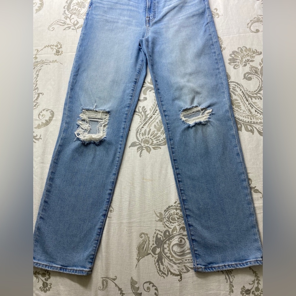 Madewell The Perfect Vintage
Straight Jeans Womens 29 Blue‎ High
Rise Distressed - Picture 3 of 14